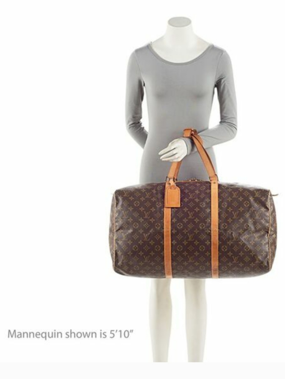 💖100% Authentic Vintage LOUIS VUITTON Monogram Sac Souple 55 *FREE Tag/Lock/Key - Picture 4 of 16